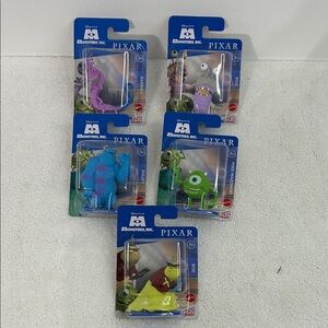 Monsters Inc. Toy Set  or Toppers Micro Figurines